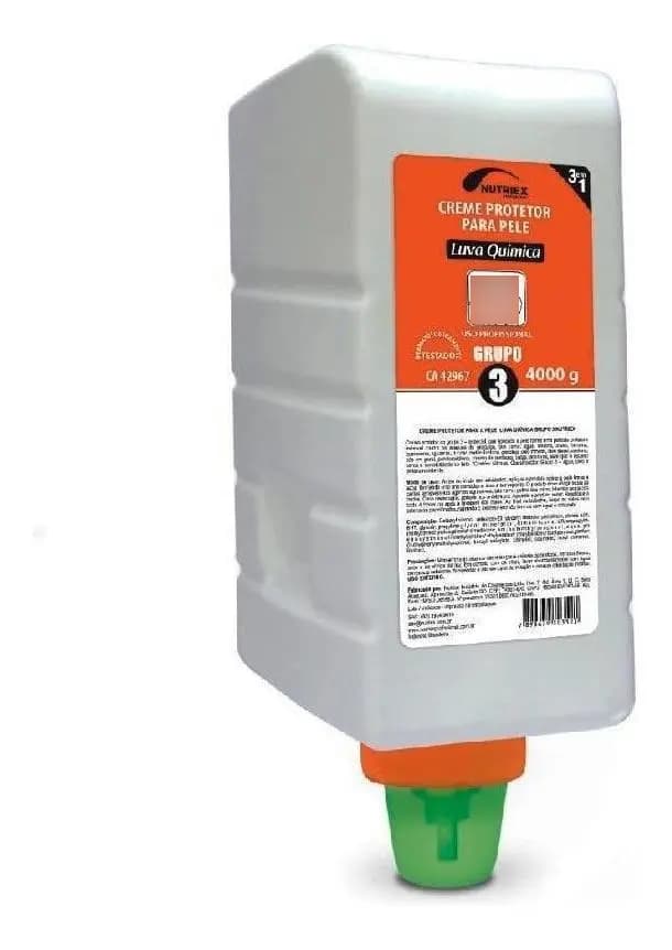 LUVA QUÍMICA GRUPO 3 PLUS CA 43802 4kg REFIL NUTRIEX
