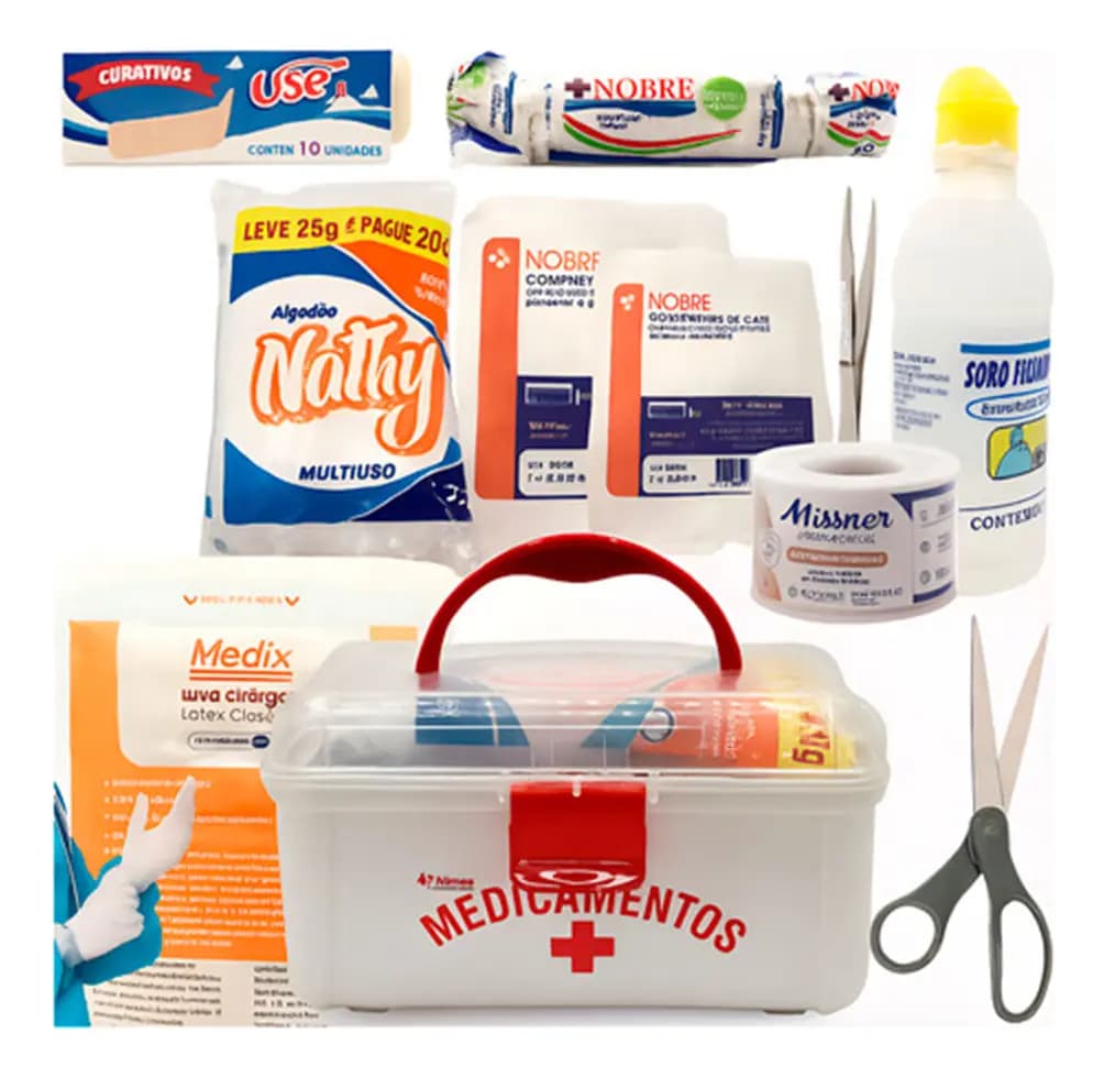 KIT MALETA PRIMEIROS SOCORROS PEQUENA