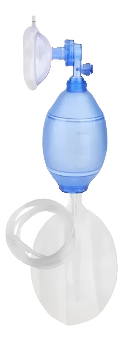 REANIMADOR MANUAL AMBU ADULTO RESGATEX