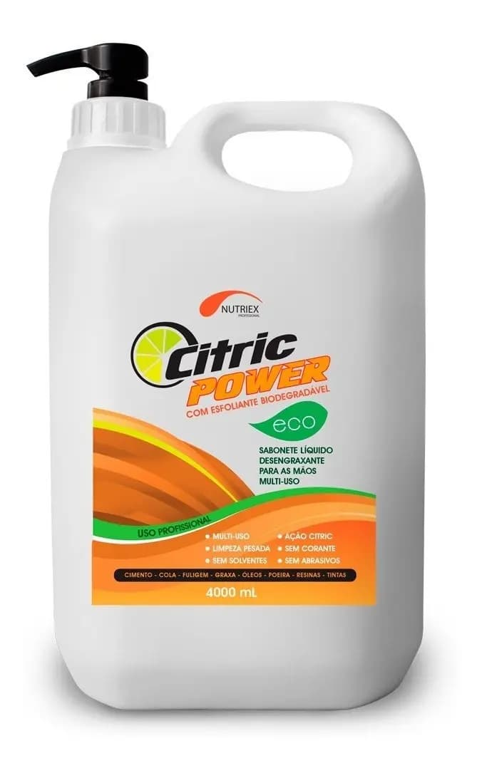 SABONETE LÍQUIDO DESENGRAXANTE 4L NUTRIEX